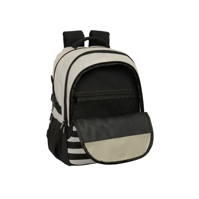 Safta Mochila Cross Doble Kappa Grey 460x340x150 mm 3