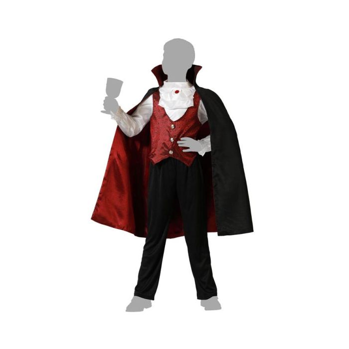 Disfraz Vampiro Niño Infantil Borgoña 3-4 Años 4