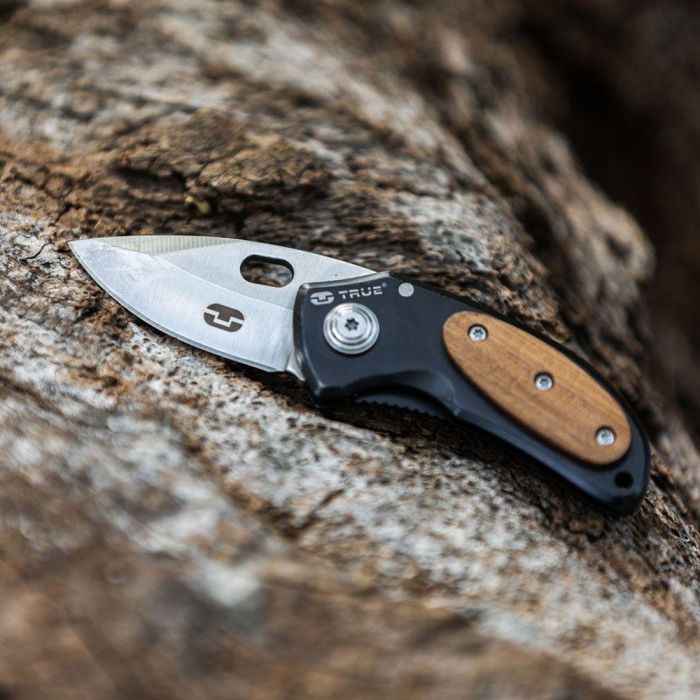 True Navaja Jacknife TU576K Pequeña Robusta y Resistente Acero Inoxidable de Bolsillo Plegable 6 True Navaja Jacknife TU576K Pequeña Robusta y Resistente Acero Inoxidable de Bolsillo Plegable 6