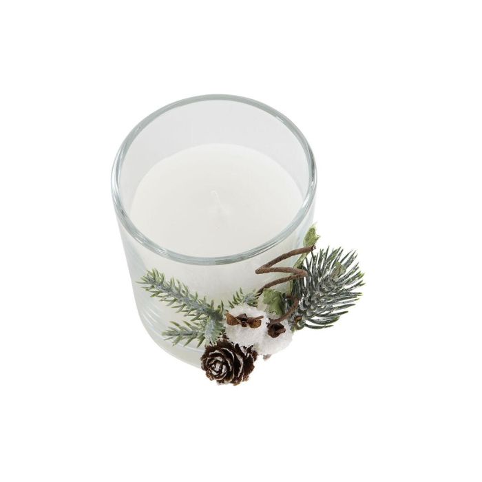 Vela DKD Home Decor Blanco Navidad 10,5 x 8,5 x 8,5 cm 2 Vela DKD Home Decor Blanco Navidad 10,5 x 8,5 x 8,5 cm 2