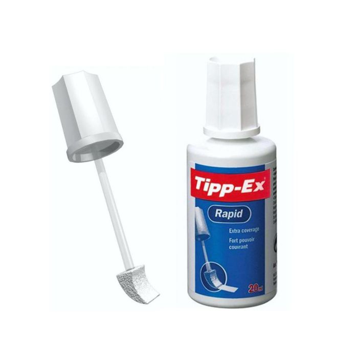 Tipp-Ex Corrector Líquido Rapid Bote 20 mL Caja 10 Ud 3