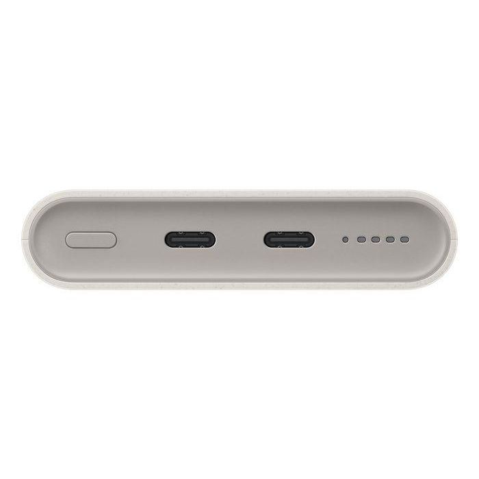Samsung Batería Externa Inalámbrica 10Ah con Carga Súper Rápida 25W PD 3.0 PPS 2x USB-C Beige 4 Samsung Batería Externa Inalámbrica 10Ah con Carga Súper Rápida 25W PD 3.0 PPS 2x USB-C Beige 4