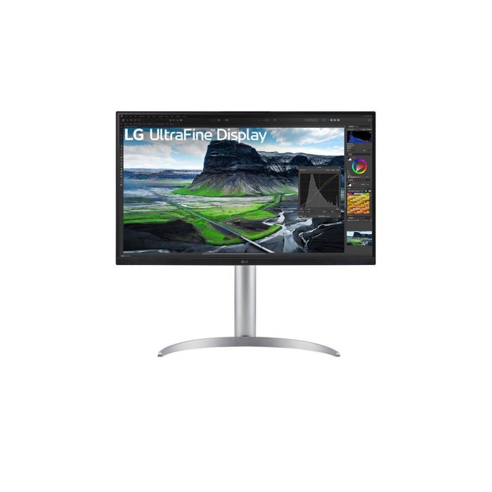 Monitor Profesional LG 27UQ850-W 27"/ 4K/ Multimedia/ Regulable en altura/ Plata