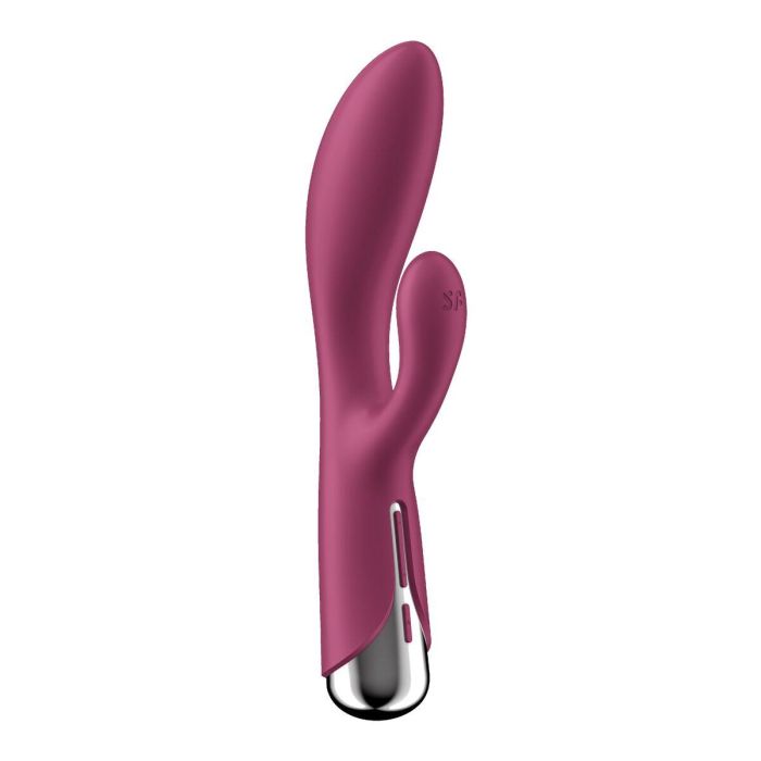 Vibrador Doble Estimulación Satisfyer Spinning Rabbit 1 Rojo 0 Vibrador Doble Estimulación Satisfyer Spinning Rabbit 1 Rojo 0