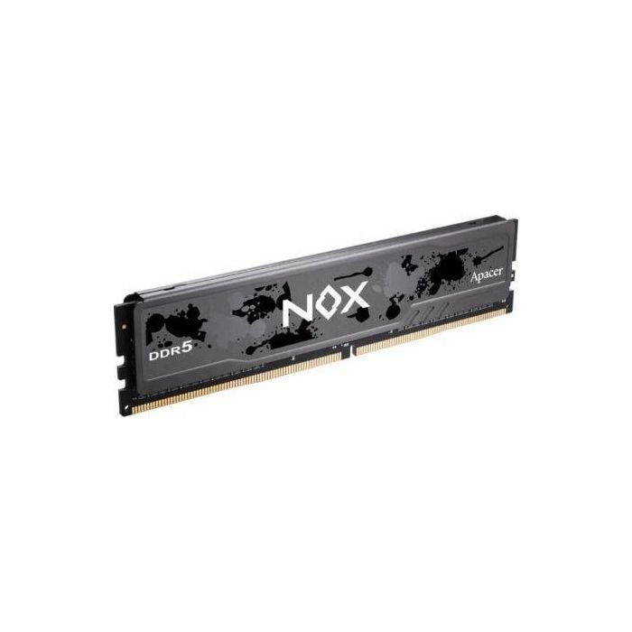 Apacer AH5U16G60C622MBAA-1 Memoria RAM Gaming NOX DDR5 16GB 6000MHz CL38 288-pin DIMM con Disipador de Aluminio y Intel XMP 3.0 1