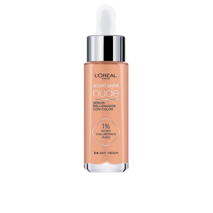 L'Oréal Paris Accord Parfait Nude Serum con Color #3-4 30 ml 0 L'Oréal Paris Accord Parfait Nude Serum con Color #3-4 30 ml 0