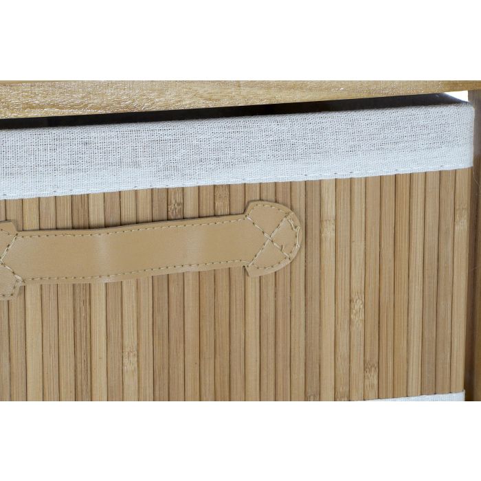DKD Home Decor Cajonera Bambú Natural 5 Cajones 32 x 98 x 42 cm 3