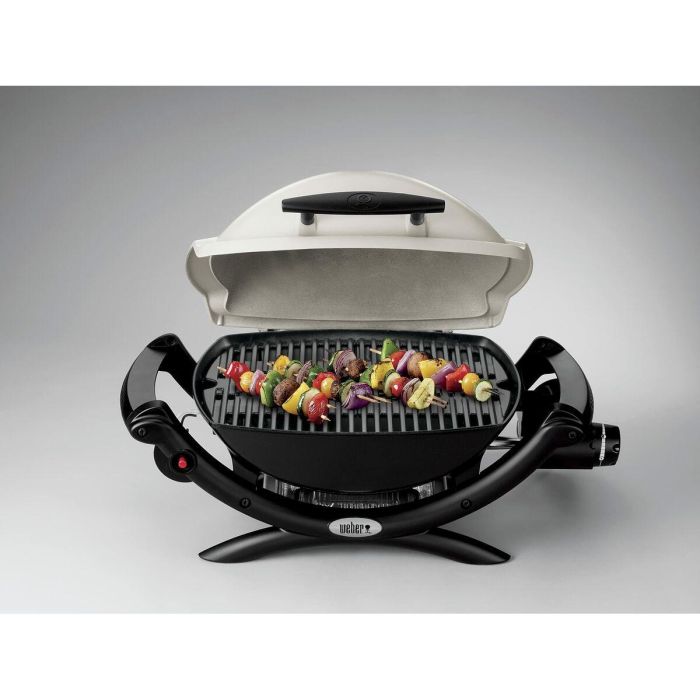 WEBER Barbacoa de gas Q 1000 Soporte Parrilla de gas 8