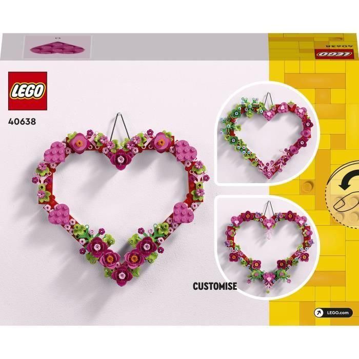 LEGO 40638 Decoración en Forma de Corazón - Juguete para Niños a Partir de 9 Años 5