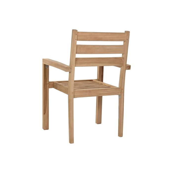 Silla de Jardín Home ESPRIT Marrón Teca 67 x 55 x 95 cm 4