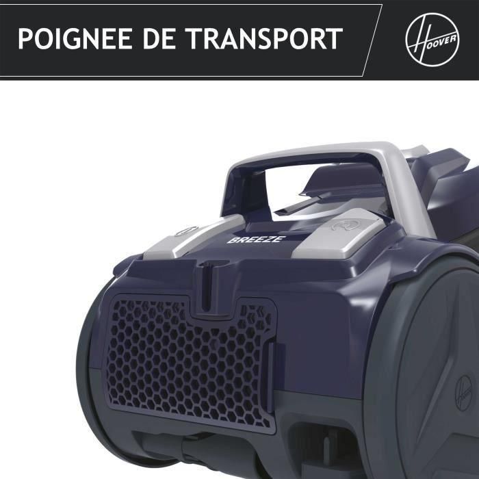 Aspirador de bidón sin bolsa - HOOVER BR21HM - 700 W - Casete: 2 L - 78 dBA 3 Aspirador de bidón sin bolsa - HOOVER BR21HM - 700 W - Casete: 2 L - 78 dBA 3