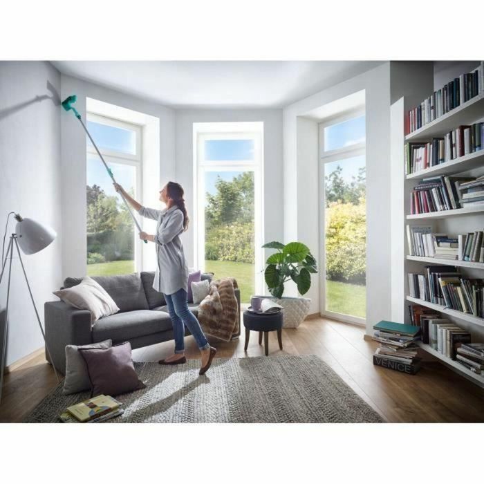 Leifheit 41524 - Cabeza de lobo polvoriento triangular 26 cm - Sistema Click - Limpieza con agua corriente 2