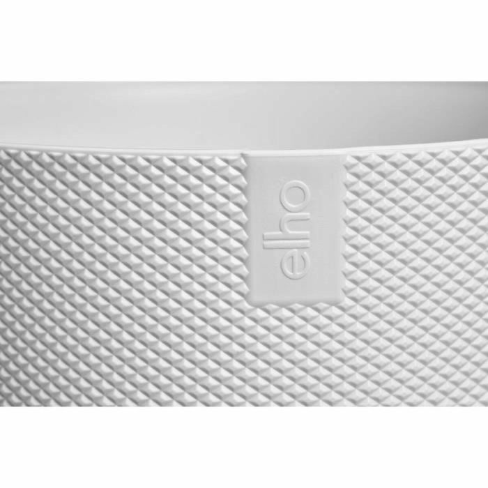 Elho Maceta Jazz Redonda Blanca Ø 26 x H 24 cm Interior 100% reciclada ELH2942402645100 1
