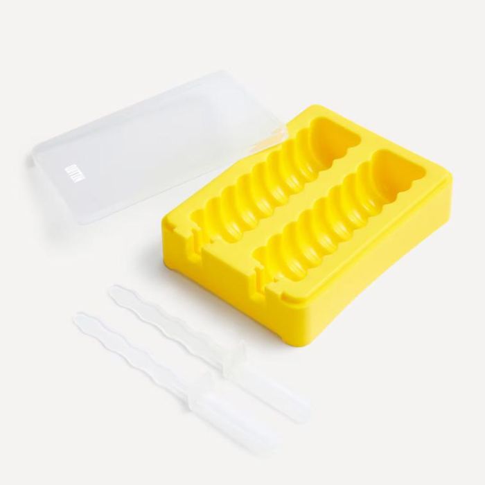 Quttin Molde para 2 Helados de Silicona 13x10.5x3 cm 8