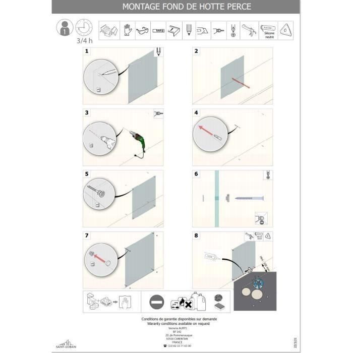 SAINT GOBAIN VIDRIO INFERIOR DE CAPUCHA esmaltado Negro 70X60 1 SAINT GOBAIN VIDRIO INFERIOR DE CAPUCHA esmaltado Negro 70X60 1