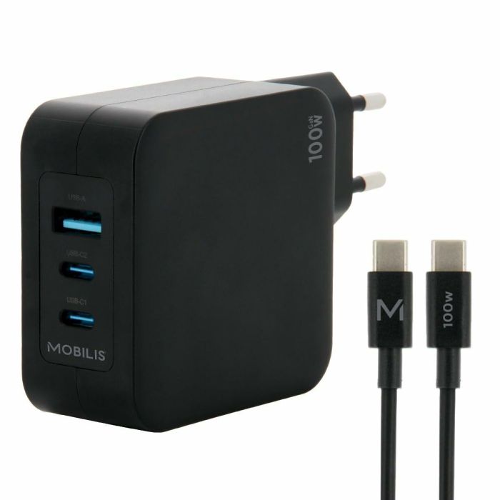 Cargador portátil Mobilis 001365 Negro Cargador portátil Mobilis 001365 Negro