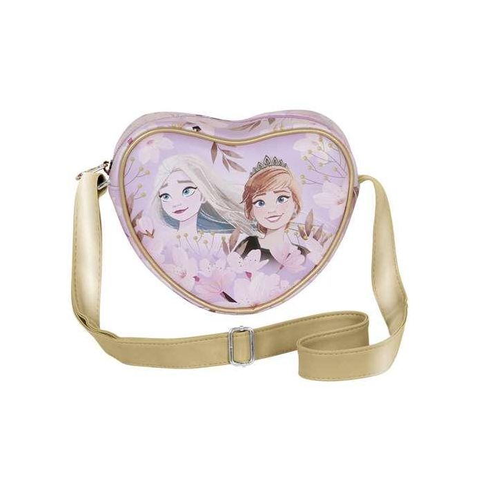 Karactermania Bolso de Corazón Casual para Niñas, Diseño Frozen 2 Petal, 21x6.5x15.5 cm, Edad +3 Años 1 Karactermania Bolso de Corazón Casual para Niñas, Diseño Frozen 2 Petal, 21x6.5x15.5 cm, Edad +3 Años 1