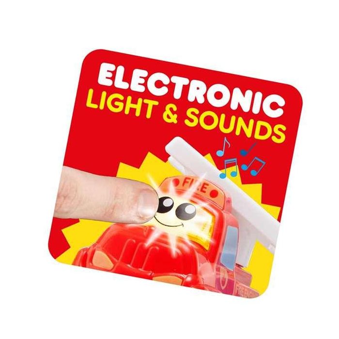 Juego construcción estación de bomberos con coche electrónico, luz y sonido 53x31x31 cms 5 Juego construcción estación de bomberos con coche electrónico, luz y sonido 53x31x31 cms 5