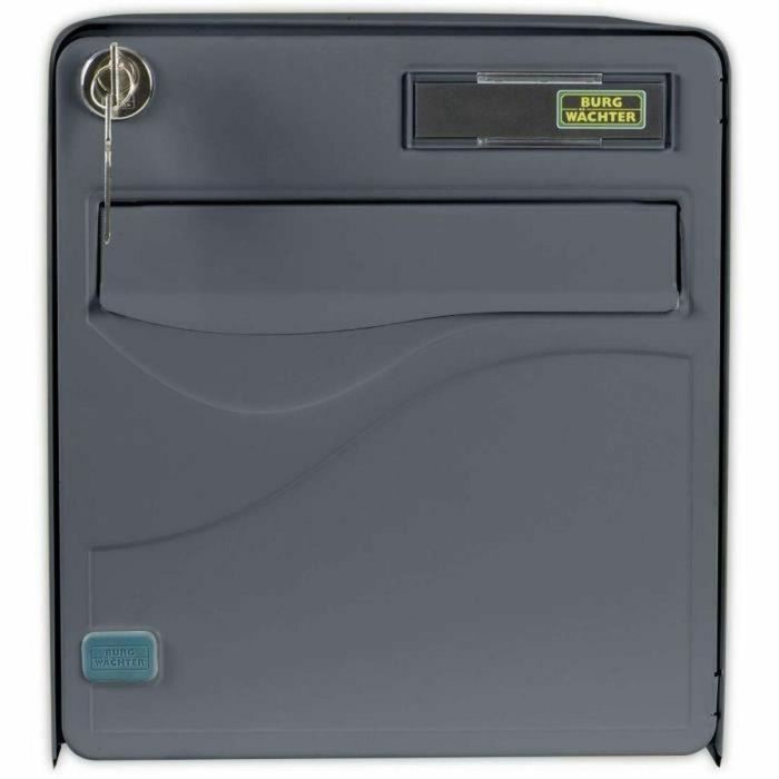 Burg-Wächter BUR3572010525257 Buzón Baltic de Pie, 1 Puerta, Acero Galvanizado, Apertura Lateral, Antracita 1 Burg-Wächter BUR3572010525257 Buzón Baltic de Pie, 1 Puerta, Acero Galvanizado, Apertura Lateral, Antracita 1