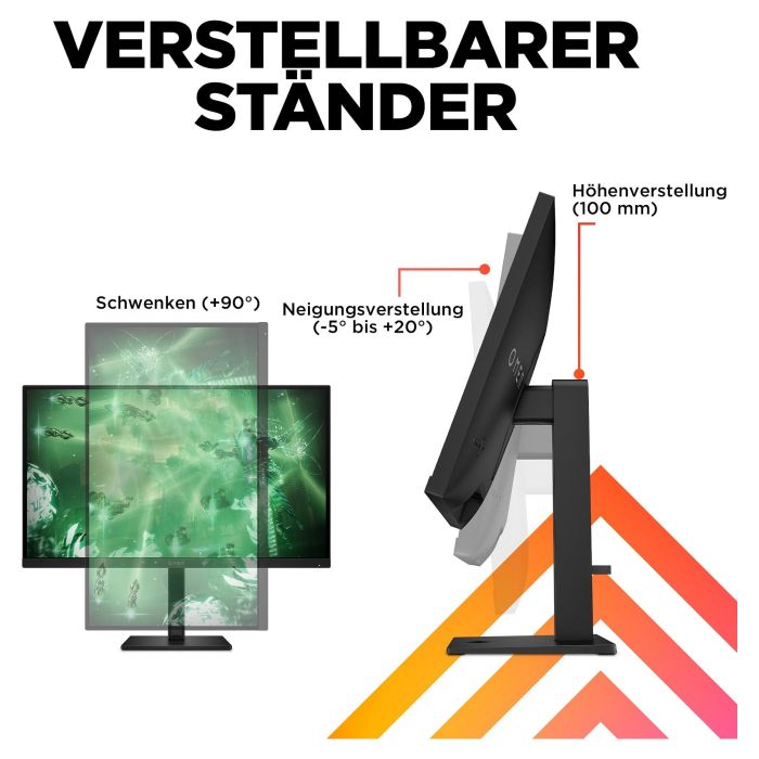 HP Monitor 780H4E9 780H4E9#ABB, 27 Pulgadas, Negro