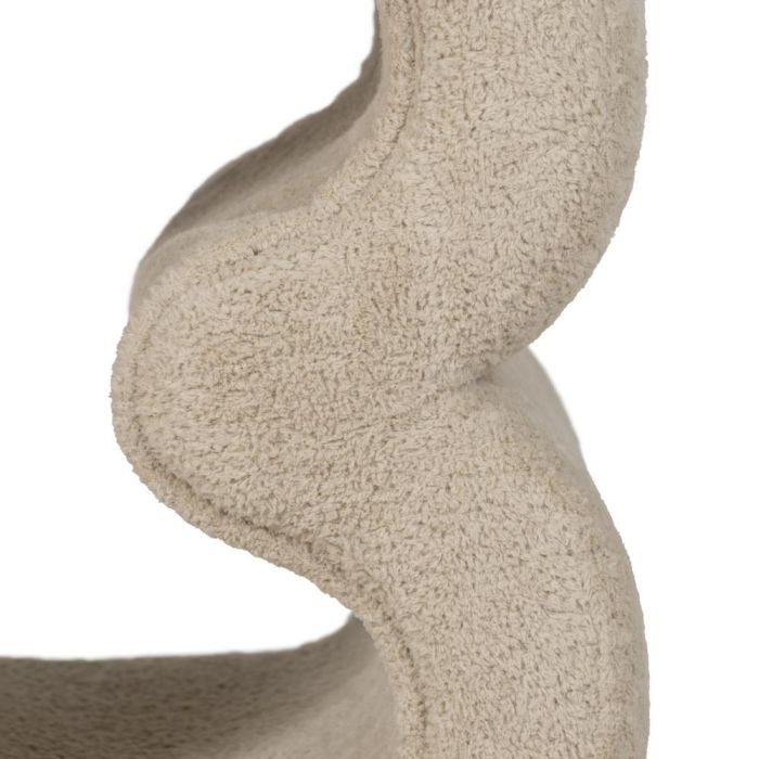 Puf Beige Tejido Salón 45 X 42 X 42 cm