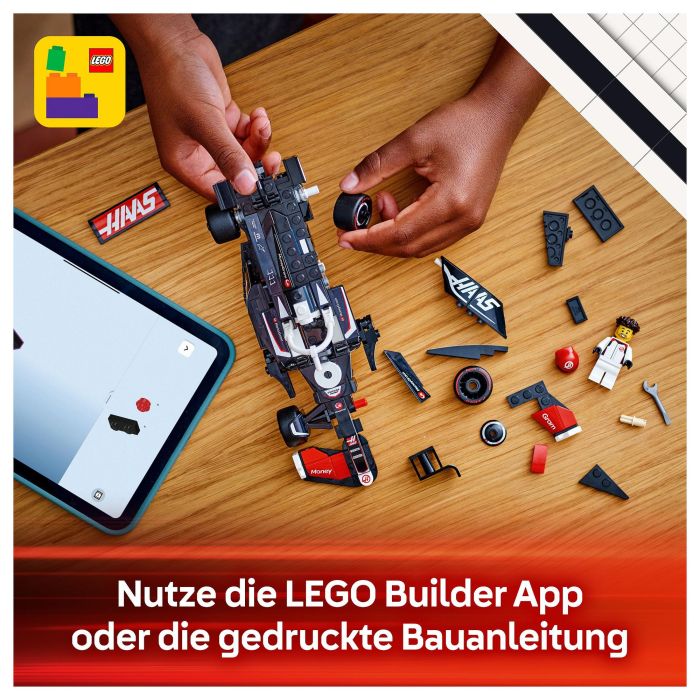 LEGO Speed Champions MoneyGram Haas F1 Team VF-24 Coche de Carreras, Juego de Construcción, 242 Piezas, 10+ Años 24