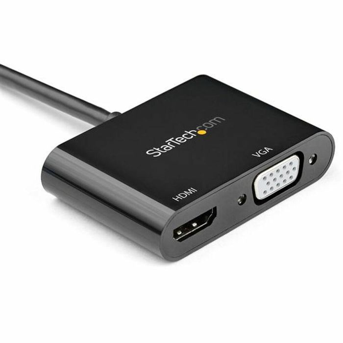 Adaptador Display Port a HDMI/VGA Startech DP2VGAHD20 4K Ultra HD Negro 2 Adaptador Display Port a HDMI/VGA Startech DP2VGAHD20 4K Ultra HD Negro 2