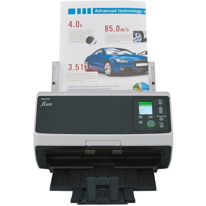 Ricoh fi-8170 Escáner de Documentos 70 ppm ADF Dúplex USB 3.2 LAN 1