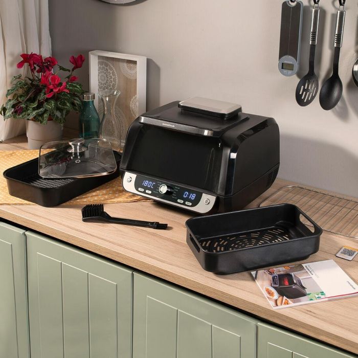 Pack Cestas de Silicona con Pincel para Freidoras de Aire y Freidora de Aire con Grill, Accesorios y Recetario InnovaGoods 5