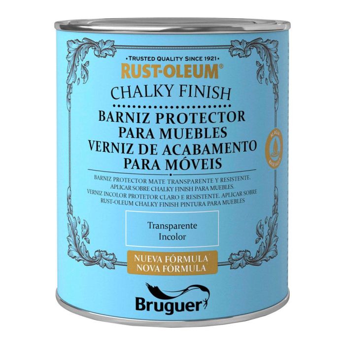 Bruguer Rust-oleum Chalky Finish Barniz para Muebles 0,750L Mate Transparente 5586556