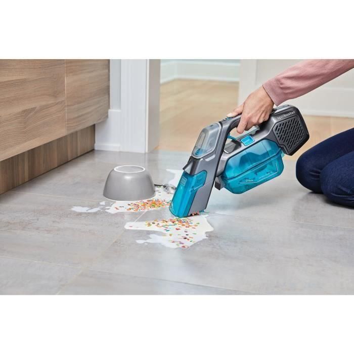 Aspirador de mano BLACK+DECKER - Spillbuster 2 en 1 - 12V 1.5 Ah - Cepillo manual - azul 4 Aspirador de mano BLACK+DECKER - Spillbuster 2 en 1 - 12V 1.5 Ah - Cepillo manual - azul 4