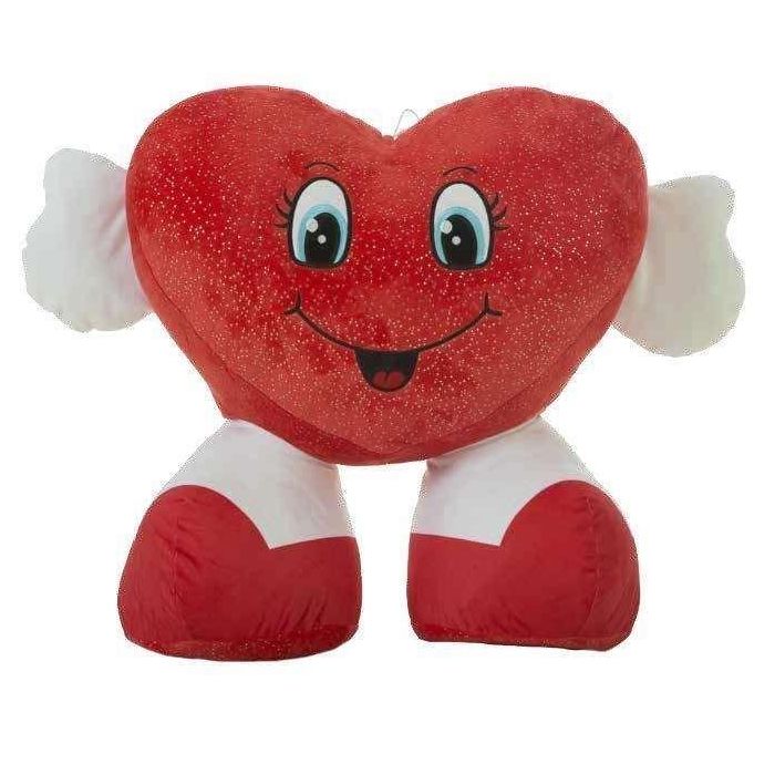 Peluche corazón zapatón 32 cm Peluche corazón zapatón 32 cm