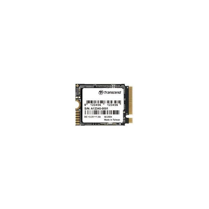 Transcend SSD M.2 512GB PCIe Gen4x4 NVMe 310S 2230 3D TLC DRAM-less hasta 3300MB/s lectura