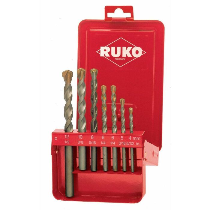 Set de brocas RUKO Metal Widia Caja 75 Piezas 1