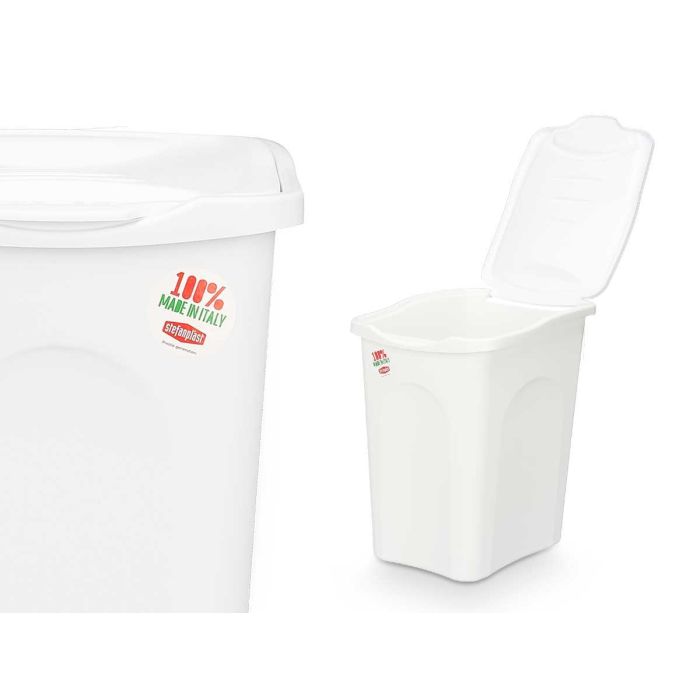 Pongotodo Primavera 25L Blanco Stefanplast 28X40CM (6 Unidades) 2 Pongotodo Primavera 25L Blanco Stefanplast 28X40CM (6 Unidades) 2