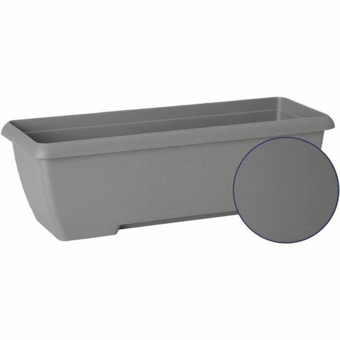 Garden ID 08200269 Jardinera Teramo Negro 60 cm, con reserva de agua, 100% reciclada y duradera 1 Garden ID 08200269 Jardinera Teramo Negro 60 cm, con reserva de agua, 100% reciclada y duradera 1