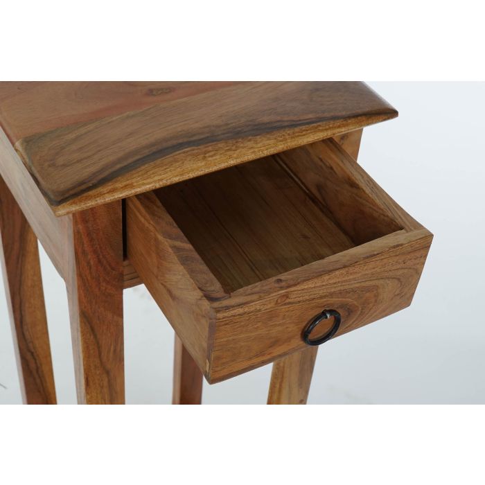 DKD Home Decor Telefonera Colonial Madera Maciza Acacia Natural 30 x 86 x 30 cm 2