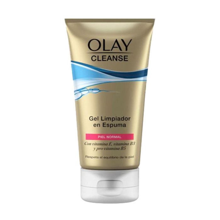 Olay Cleanse espuma gel limpiador piel normal vitamina E 150 ml