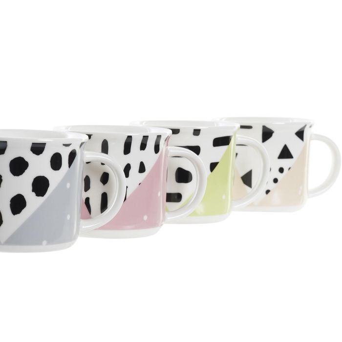 DKD Home Decor Mug Taza Scandi Gres 310ml Surtido Colores Rosa Azul Beige Pistacho Apto Microondas Lavavajillas Lote 12 Unidades 1 DKD Home Decor Mug Taza Scandi Gres 310ml Surtido Colores Rosa Azul Beige Pistacho Apto Microondas Lavavajillas Lote 12 Unidades 1