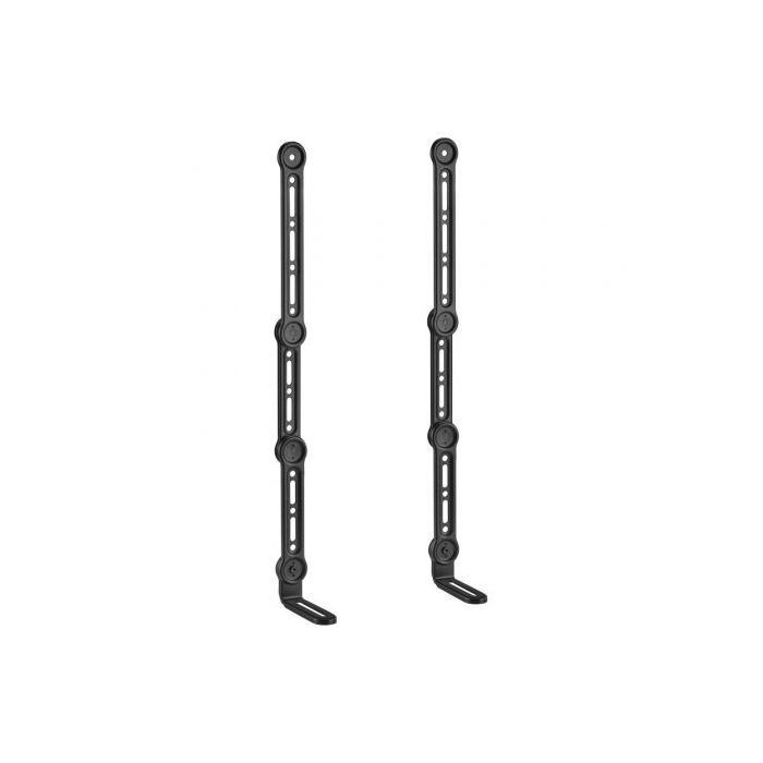 Aisens SPK04U-377 Soporte Universal Ajustable para Barra de Sonido, 15kg Carga Máxima, Negro, Montaje VESA, Anti-Vibración Aisens SPK04U-377 Soporte Universal Ajustable para Barra de Sonido, 15kg Carga Máxima, Negro, Montaje VESA, Anti-Vibración