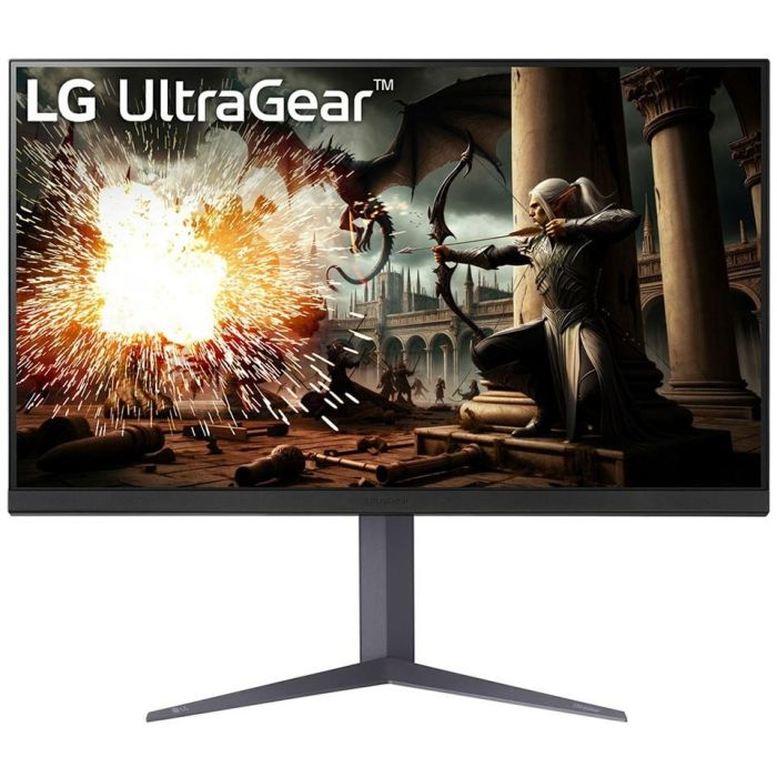LG 32GRS75Q-B Monitor Gaming UltraGear 31.5" QHD IPS 180Hz 1ms (GtG) FreeSync G-SYNC HDR400