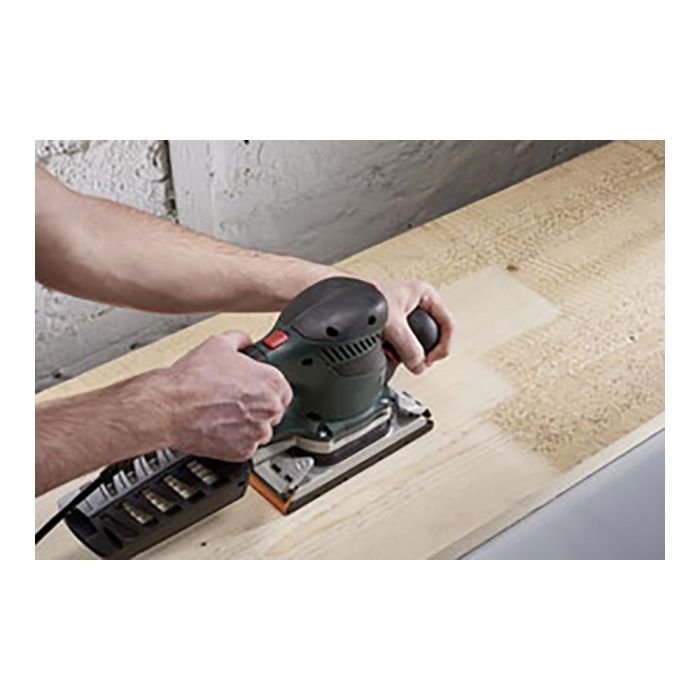 Wolfcraft Set 5 hojas de lijar de corindón, grano 40, 93x230mm 1961000 1