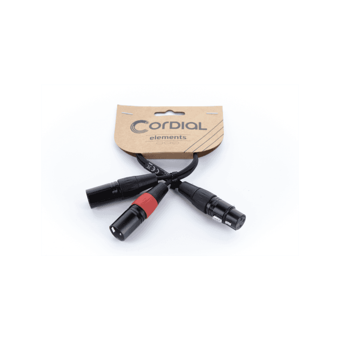 Cable Y Xlr Hembra / 2 Jumper Xlr Macho 30 Cm 2 Cable Y Xlr Hembra / 2 Jumper Xlr Macho 30 Cm 2