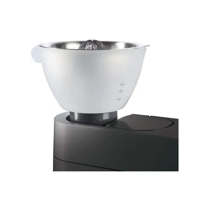 Kenwood Exprimidor de Cítricos AT312B, 600 ml, Colador de Acero Inoxidable, Recipiente Graduado Translúcido 2