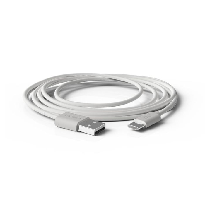 Cable Groovy Usb-A A Tipo C Longitud 2 Mt Color Blanco 1