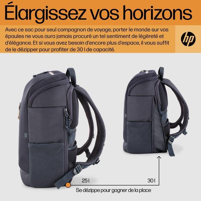 HP Mochila para Portátil Travel 25 Litros 15.6 Pulgadas Azul 8