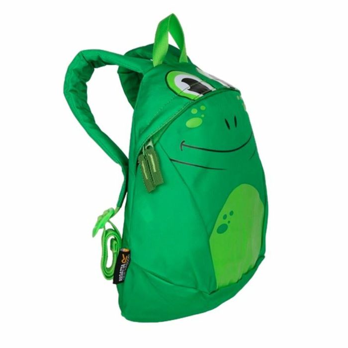 Mochila Escolar Regatta Roary Animal BkPk Verde Rana 1