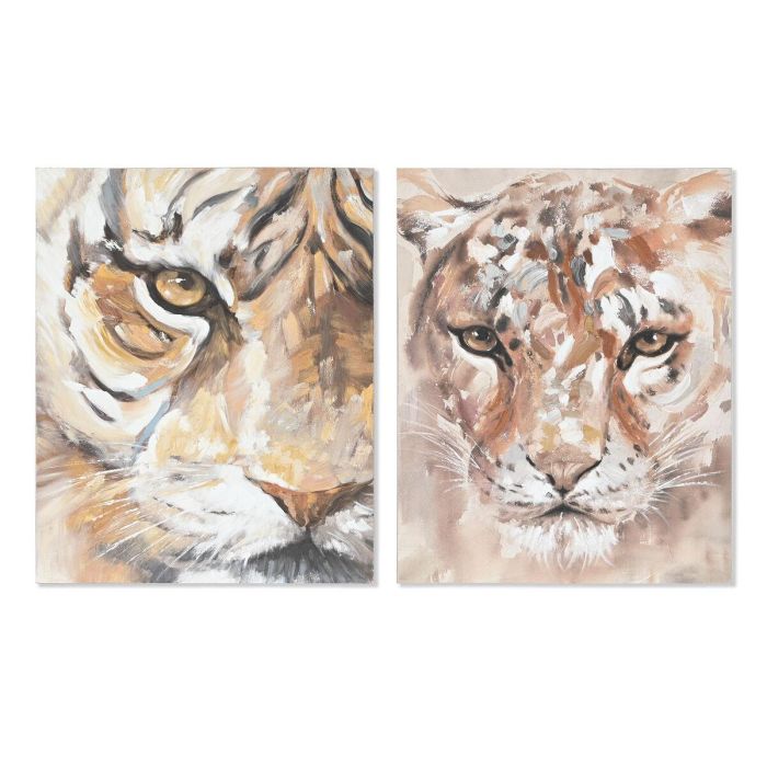 Cuadro Colonial DKD Home Decor Multicolor 3.7 x 100 x 80 cm (2 Unidades) Cuadro Colonial DKD Home Decor Multicolor 3.7 x 100 x 80 cm (2 Unidades)