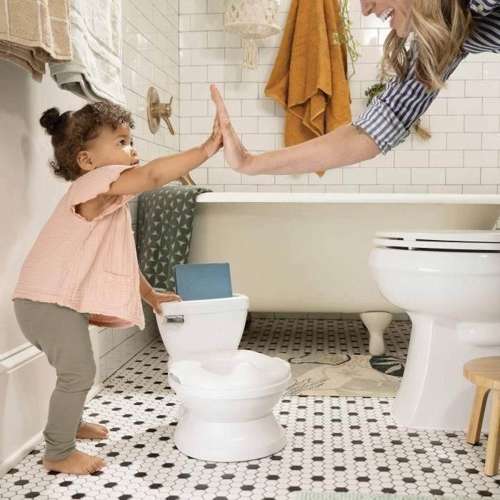 Ingenuity ING0012914111246 Inodoro infantil Mini con reductor, descarga musical y compartimento toallitas integrado, blanco 1 Ingenuity ING0012914111246 Inodoro infantil Mini con reductor, descarga musical y compartimento toallitas integrado, blanco 1
