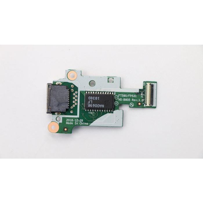 Lenovo RJ45 board for Ethernet connectivity, designed for Lenovo ThinkPad T15 and T590 models, genuine replacement part. 2 Lenovo RJ45 board for Ethernet connectivity, designed for Lenovo ThinkPad T15 and T590 models, genuine replacement part. 2